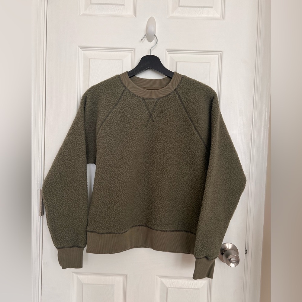 Everlane - The ReNew Fleece Raglan Sweatshirt - M NWOT